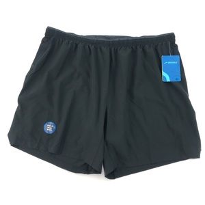 Brooks Shorts - Brooks Mens Sherpa 7" 2-in-1 Black Running Shorts Brooks Shorts - Brooks Mens Sherpa 7" 2-in-1 Black Running Shorts